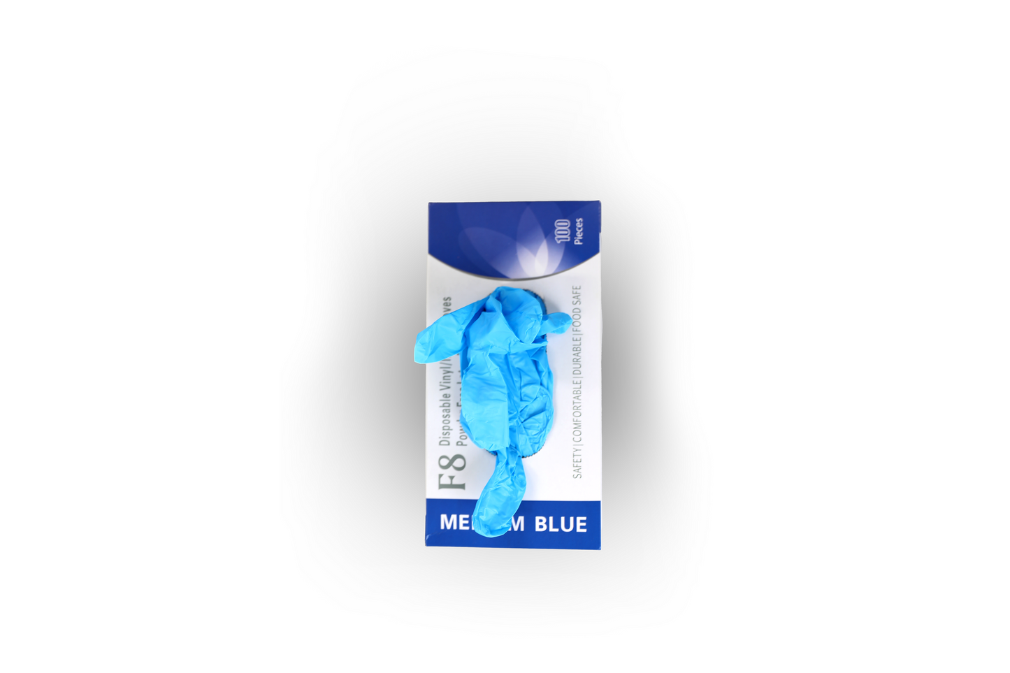 F8 Vinyl/Nitrile PF Disposable Gloves Blue (F8VN)