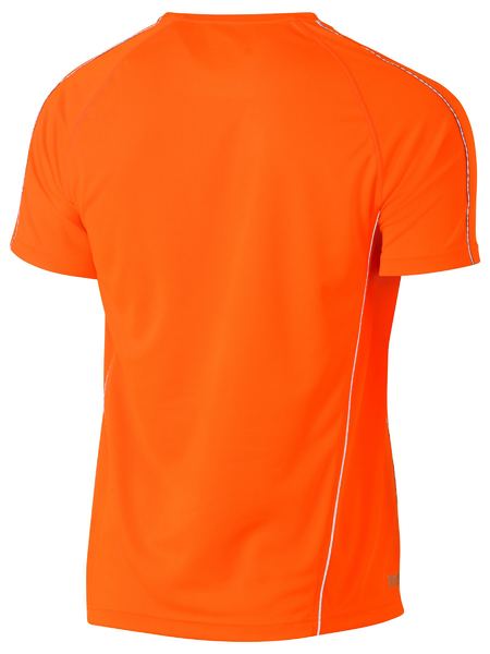 Bisley Hi Vis Cool Mesh Tee with Reflective Piping (BISBK1426)