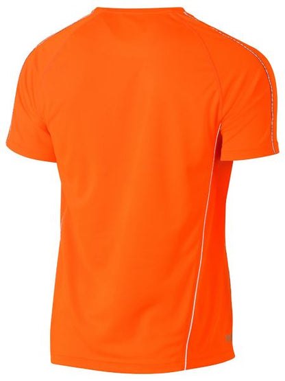 Bisley Hi Vis Cool Mesh Tee with Reflective Piping (BISBK1426)