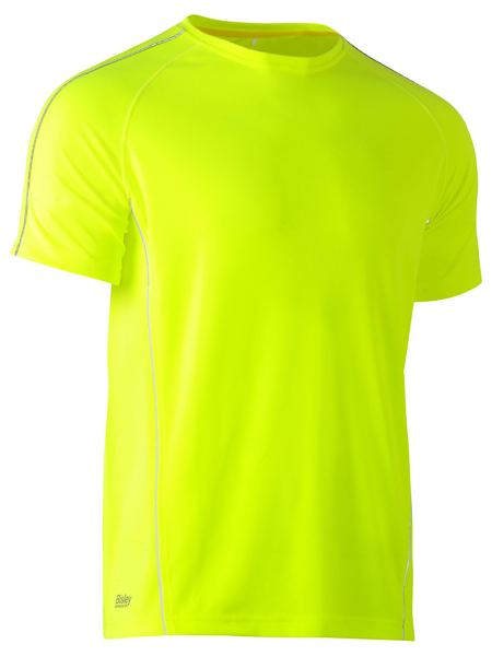 Bisley Hi Vis Cool Mesh Tee with Reflective Piping (BISBK1426)