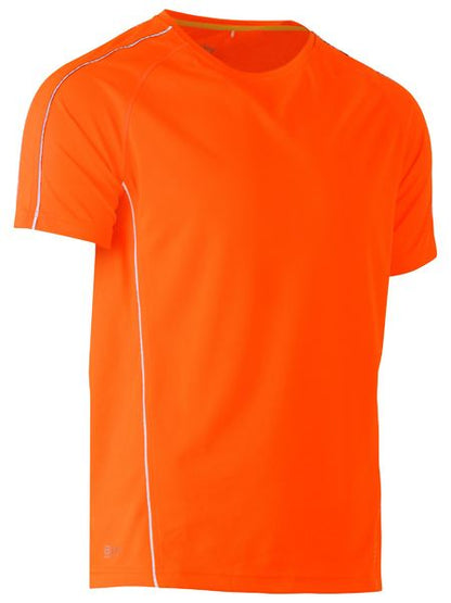 Bisley Hi Vis Cool Mesh Tee with Reflective Piping (BISBK1426)