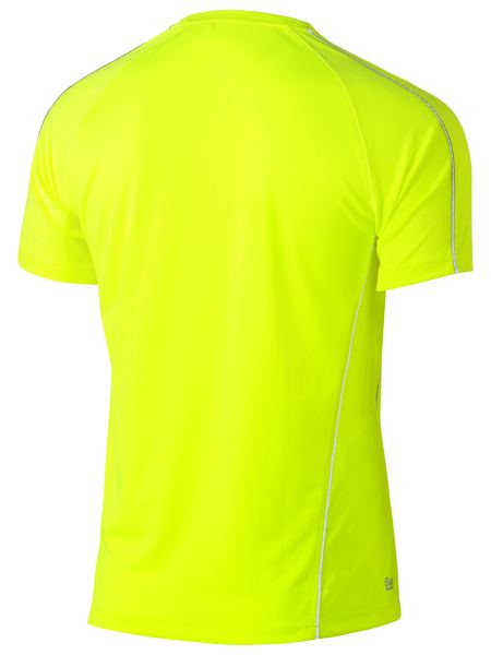 Bisley Hi Vis Cool Mesh Tee with Reflective Piping (BISBK1426)