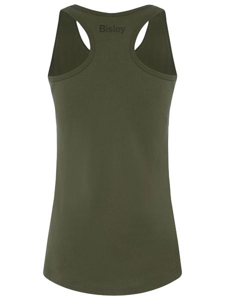 Bisley Ladies Cotton Logo Singlet (BISBKSL063)