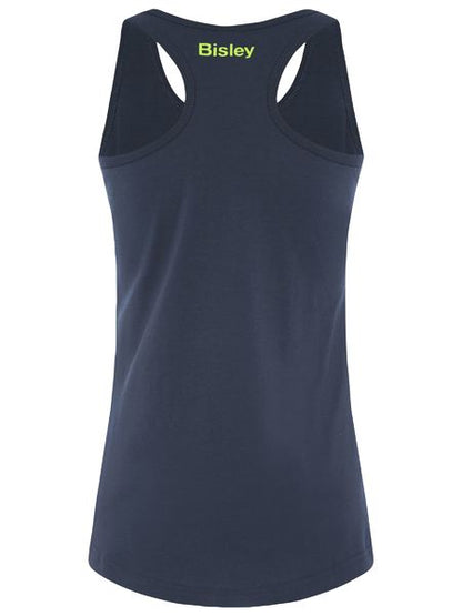 Bisley Ladies Cotton Logo Singlet (BISBKSL063)