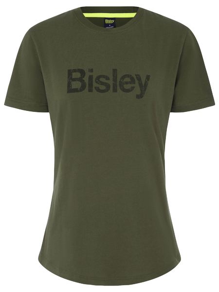 Bisley Ladies Cotton Logo Tee (BISBKTL064)