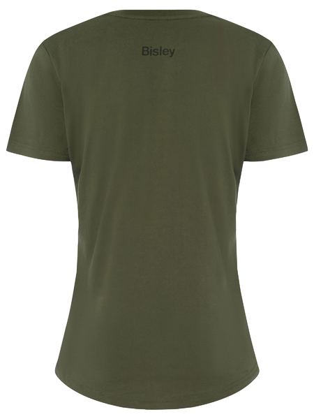 Bisley Ladies Cotton Logo Tee (BISBKTL064)