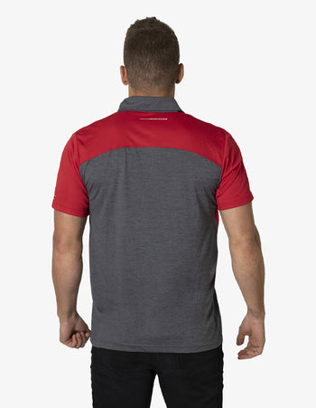 Black Kanvas Soft Touch Shoulder Panel Polo