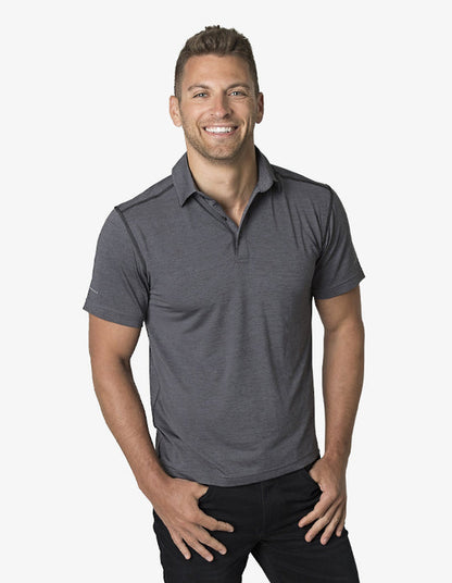 Black Kanvas Soft Touch Fabric Polo