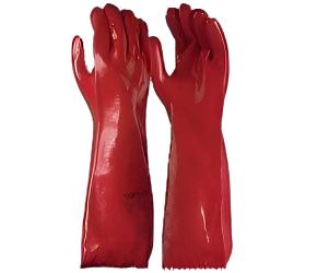 Maxisafe Red PVC Gloves (MAXGPR)