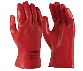 Maxisafe Red PVC Gloves (MAXGPR)